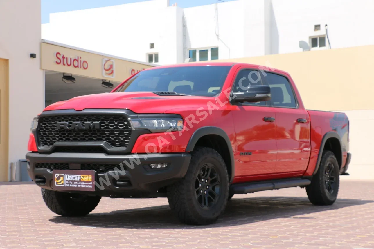 Dodge  Ram  Rebel  2025  Automatic  30,000 Km  6 Cylinder  Four Wheel Drive (4WD)  Pick Up  Red  With Warranty