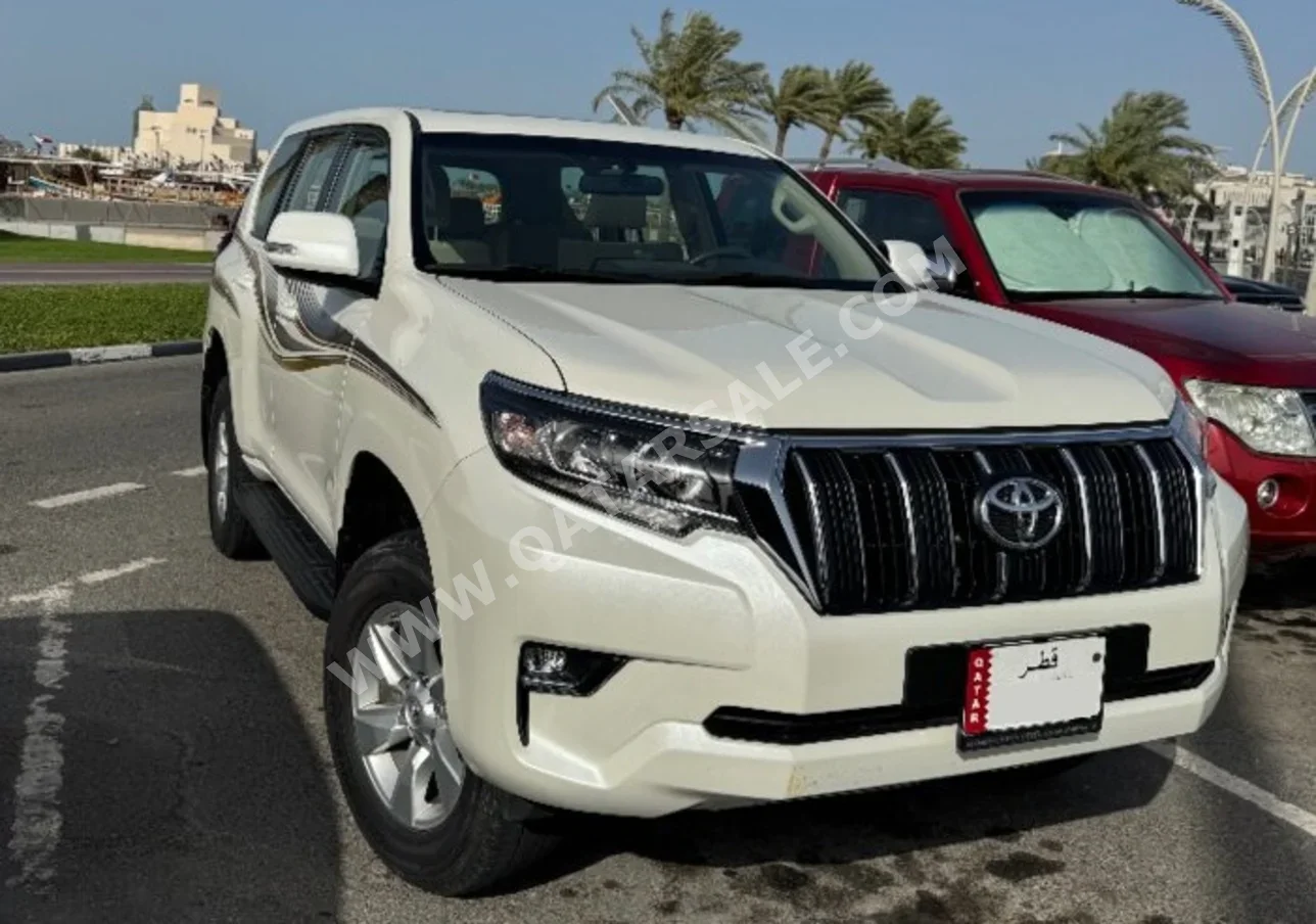 Toyota  Prado  VXL  2023  Automatic  47,000 Km  4 Cylinder  Four Wheel Drive (4WD)  SUV  White  With Warranty