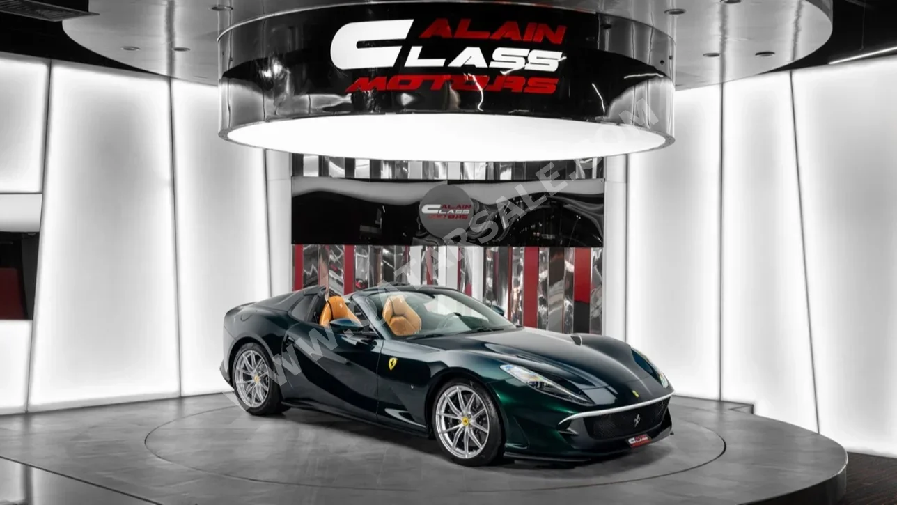 Ferrari  812  GTS  2024  Automatic  690 Km  12 Cylinder  Rear Wheel Drive (RWD)  Convertible  Green