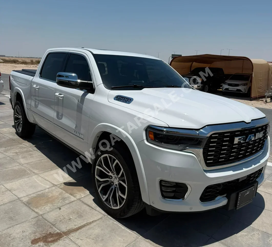 Dodge  Ram  Tungsten  2025  Automatic  17,000 Km  8 Cylinder  Four Wheel Drive (4WD)  Pick Up  White  With Warranty