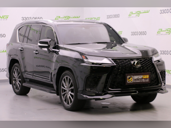 Lexus  LX  600 F Sport  2024  Automatic  39,000 Km  6 Cylinder  Four Wheel Drive (4WD)  SUV  Black  With Warranty