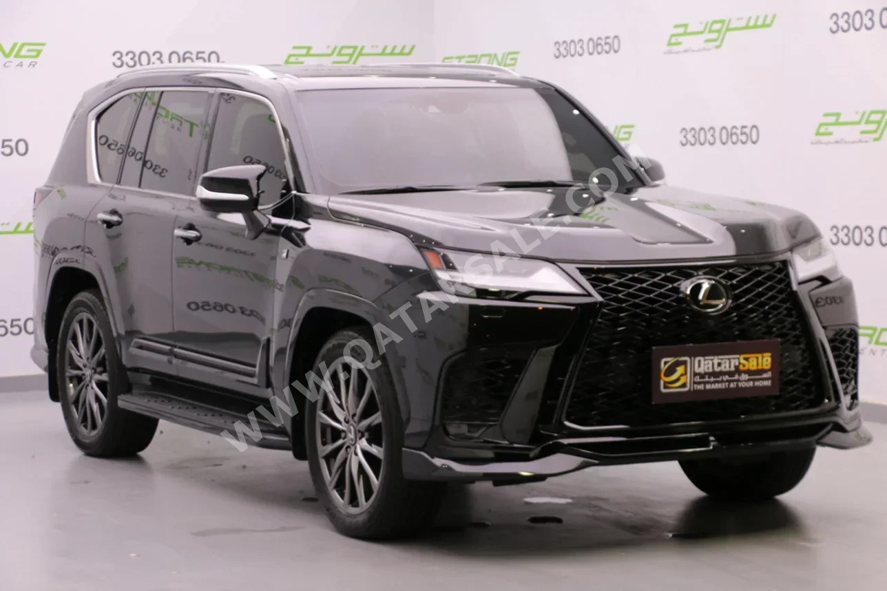 Lexus  LX  600 F Sport  2024  Automatic  39,000 Km  6 Cylinder  Four Wheel Drive (4WD)  SUV  Black  With Warranty