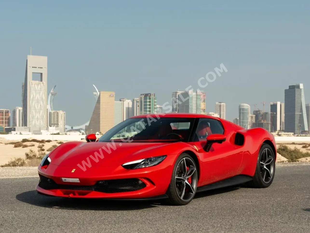 Ferrari  296  GTB  2025  Automatic  5,000 Km  8 Cylinder  Rear Wheel Drive (RWD)  Coupe / Sport  Red  With Warranty