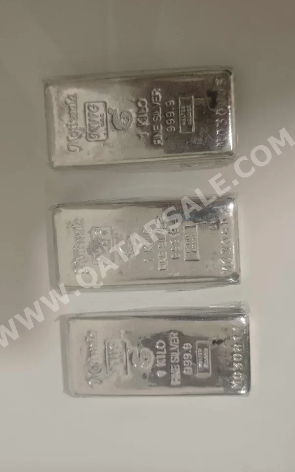 Silver By Item ( Designers )  Bar  1000 Gram  Without Stone