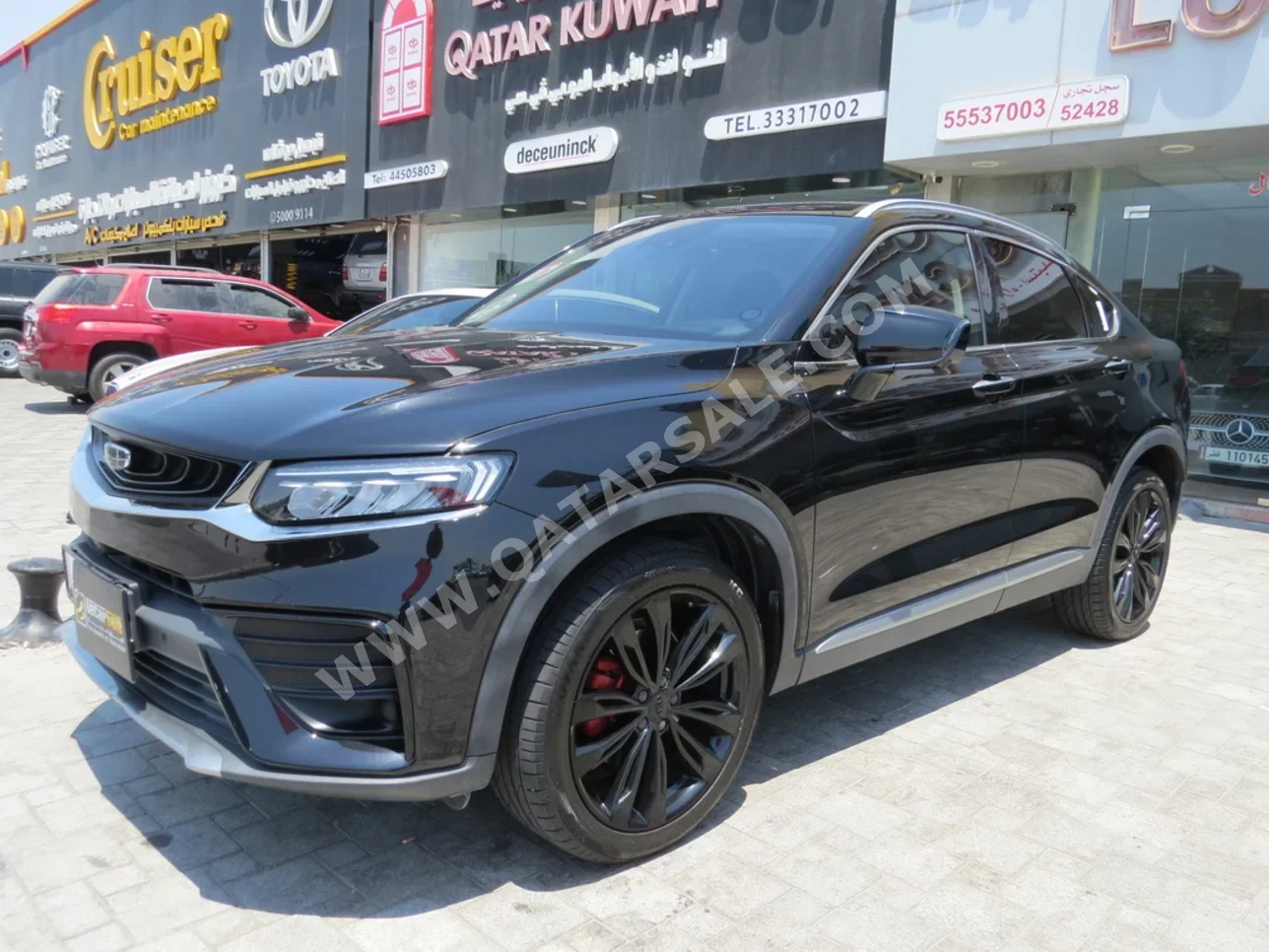 Geely  Tugella  Sport  2023  Automatic  60,000 Km  4 Cylinder  All Wheel Drive (AWD)  SUV  Black  With Warranty
