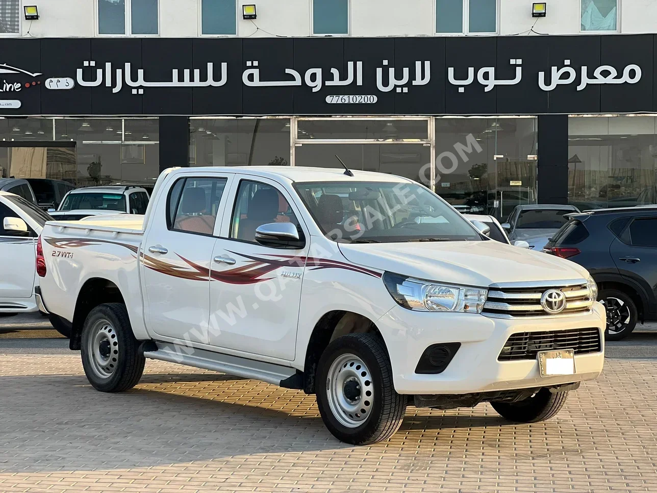تويوتا  هاي لوكس  2020  اوتوماتيك  62,000 كم  4 سلندر  دفع رباعي  بيكب  أبيض