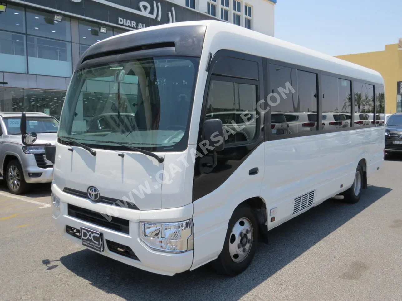Toyota  Coaster  2020  Manual  342,000 Km  4 Cylinder  Rear Wheel Drive (RWD)  Van / Bus  White