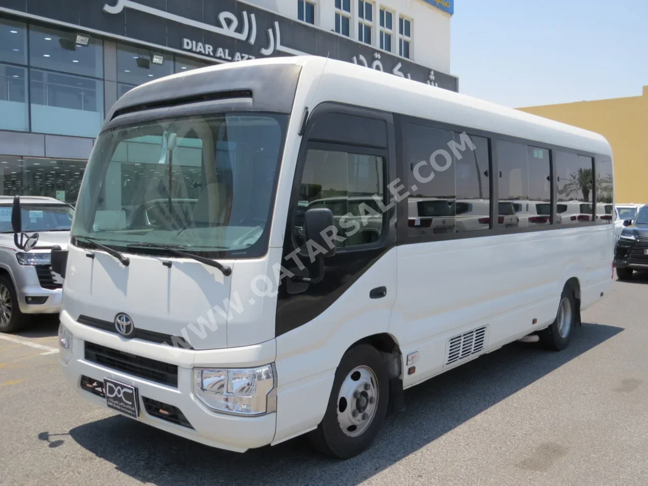 Toyota  Coaster  2019  Manual  336,000 Km  4 Cylinder  Rear Wheel Drive (RWD)  Van / Bus  White