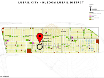 Lands For Sale  in Lusail  -Area Size 480 Square Meter
