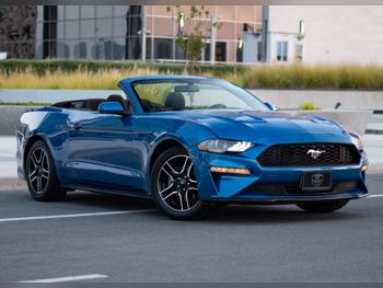 Ford Mustang Ecoboost 2020 Automatic 130,000 Km 4 Cylinder Rear Wheel Drive (RWD) Convertible Blue