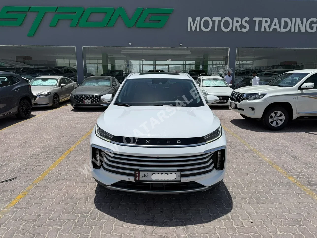 Exeed  TXL  2023  Automatic  56,000 Km  4 Cylinder  Four Wheel Drive (4WD)  SUV  White  With Warranty