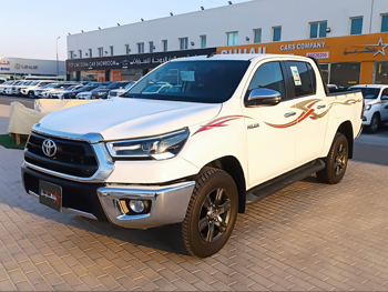 تويوتا  هاي لوكس  2025  اوتوماتيك  59,000 كم  4 سلندر  دفع رباعي  بيكب  أبيض  تحت الضمان