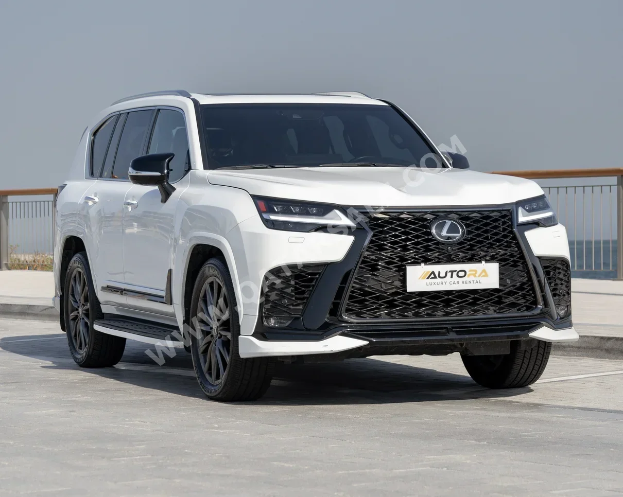 Lexus  LX 600 F-Sport  8 Cylinder  SUV 4x4  White  2025