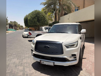 Infiniti  QX  80  2021  Automatic  59,000 Km  8 Cylinder  Four Wheel Drive (4WD)  SUV  White  With Warranty