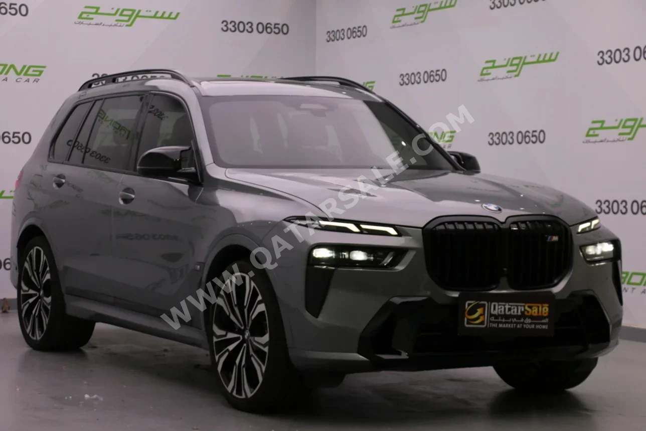 BMW  X-Series  X7 M60i  2024  Automatic  61,000 Km  8 Cylinder  Four Wheel Drive (4WD)  SUV  Gray  With Warranty