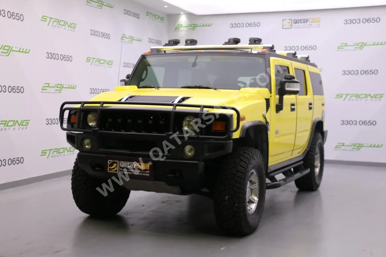 Hummer  H2  2007  Automatic  134,000 Km  8 Cylinder  Four Wheel Drive (4WD)  SUV  Yellow