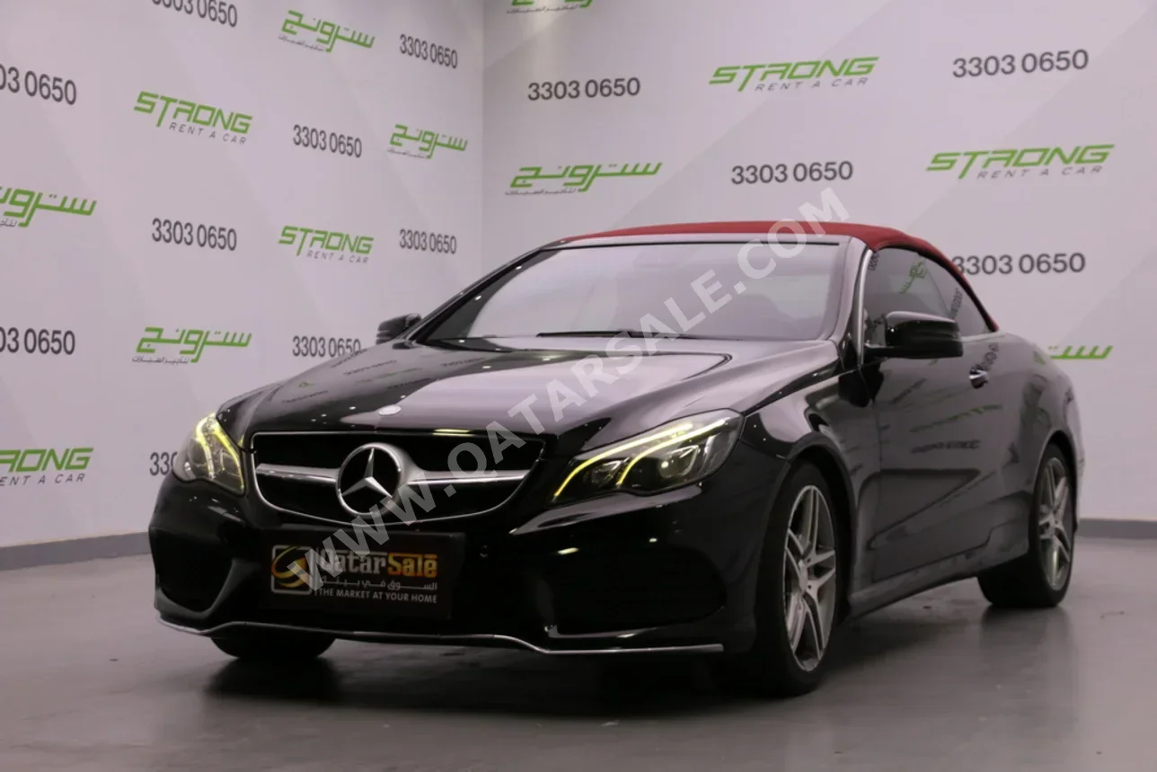 Mercedes-Benz  E-Class  400  2015  Automatic  125,000 Km  6 Cylinder  Rear Wheel Drive (RWD)  Convertible  Black