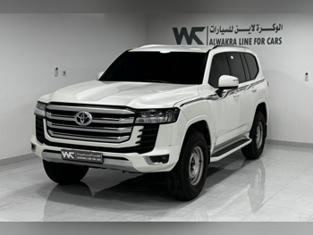 Toyota  Land Cruiser  GXR  2024  Automatic  67,000 Km  6 Cylinder  Four Wheel Drive (4WD)  SUV  White  With Warranty