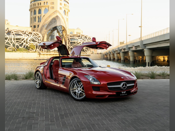 Mercedes-Benz  SLS  2011  Automatic  63,000 Km  8 Cylinder  Rear Wheel Drive (RWD)  Coupe / Sport  Red