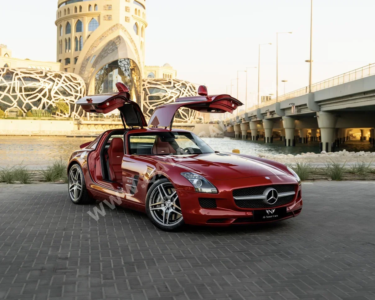 Mercedes-Benz SLS 2011 Automatic 63,000 Km 8 Cylinder Rear Wheel Drive (RWD) Coupe / Sport Red