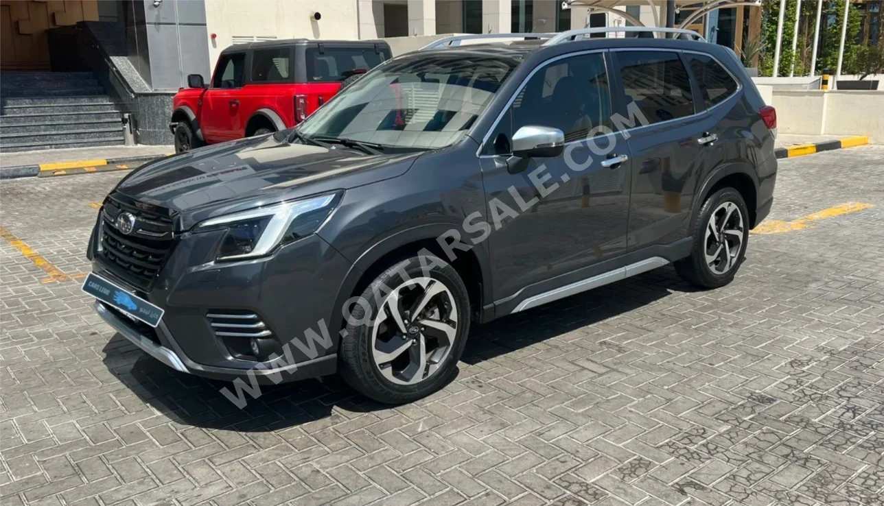 Subaru  Forester  2023  Automatic  26,000 Km  4 Cylinder  Four Wheel Drive (4WD)  SUV  Gray  With Warranty