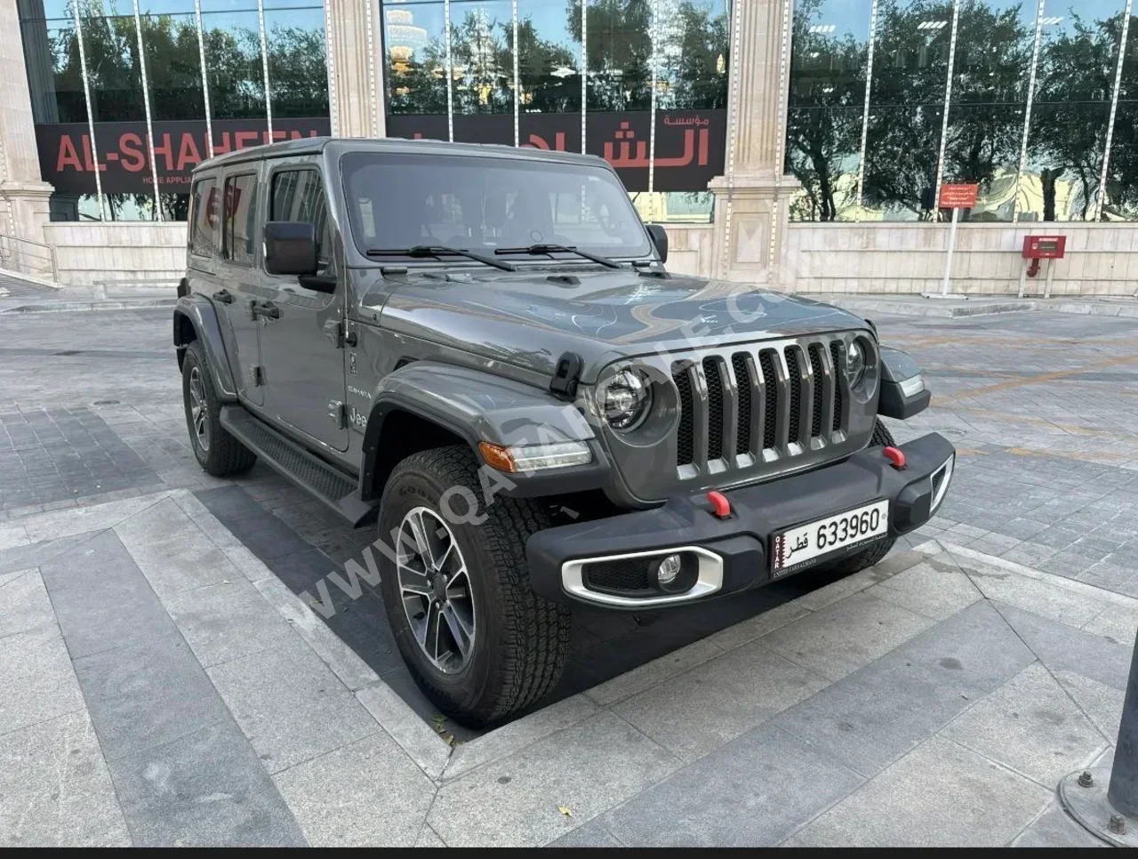 Jeep Wrangler Sahara 2023 Automatic 45,900 Km 6 Cylinder Four Wheel Drive (4WD) SUV Gray With Warranty