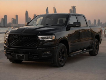 Dodge Ram Big Horn 2025 Automatic 3,500 Km 6 Cylinder Four Wheel Drive (4WD) Pick Up Black With Warranty