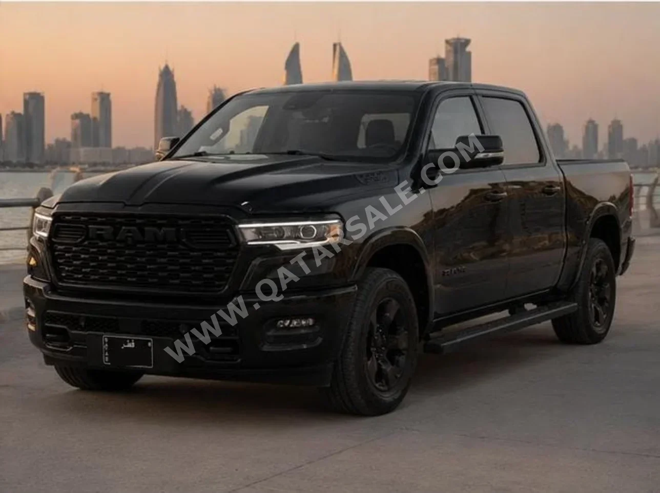 Dodge Ram Big Horn 2025 Automatic 3,500 Km 6 Cylinder Four Wheel Drive (4WD) Pick Up Black With Warranty