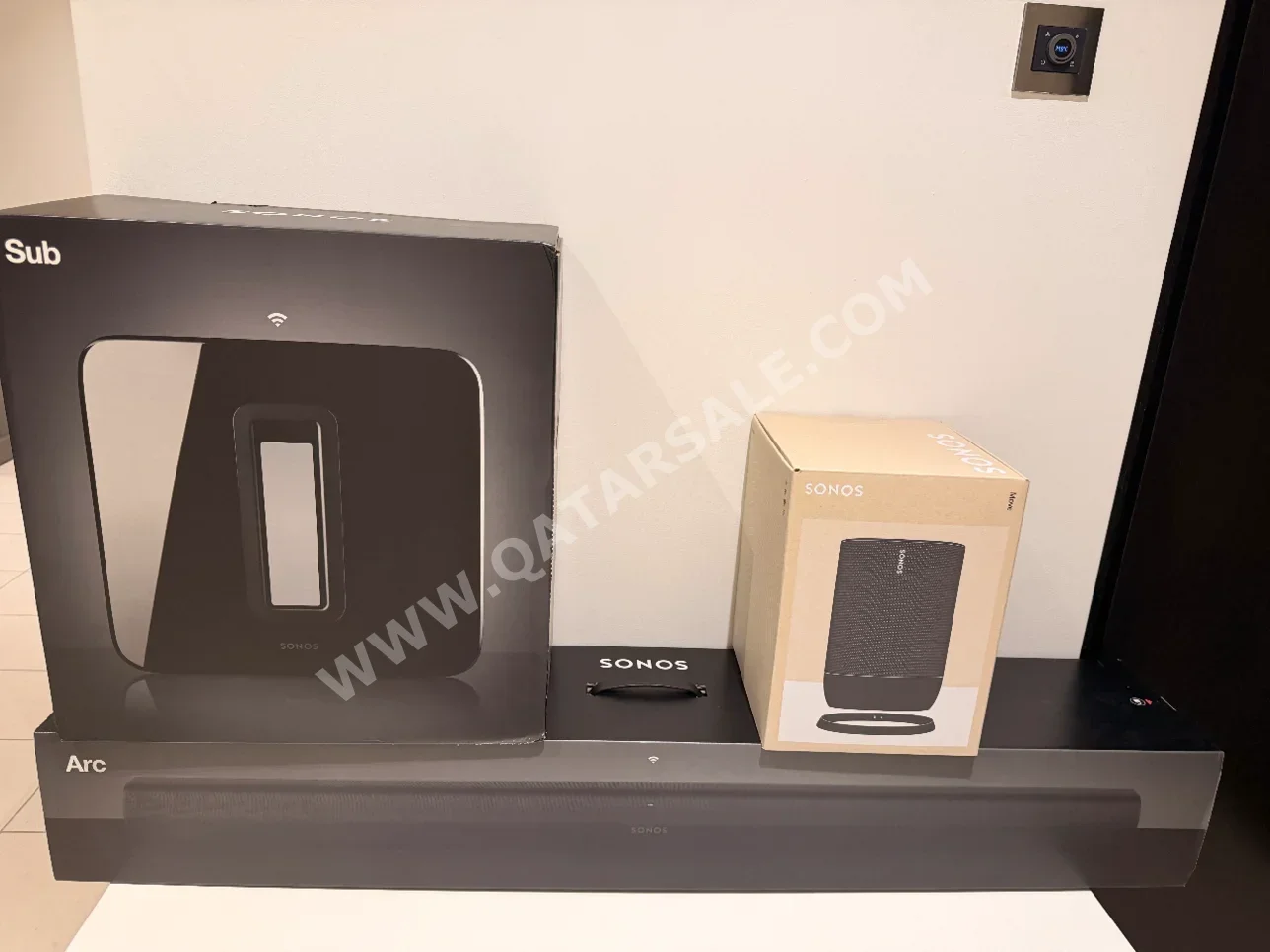 Speakers & Soundbars 2+1  Black  onos Arc, Sonos Sub Woofer, Sonos Move  China