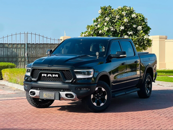 Dodge Ram Rebel 2021 Automatic 43,000 Km 8 Cylinder Four Wheel Drive (4WD) Pick Up Black
