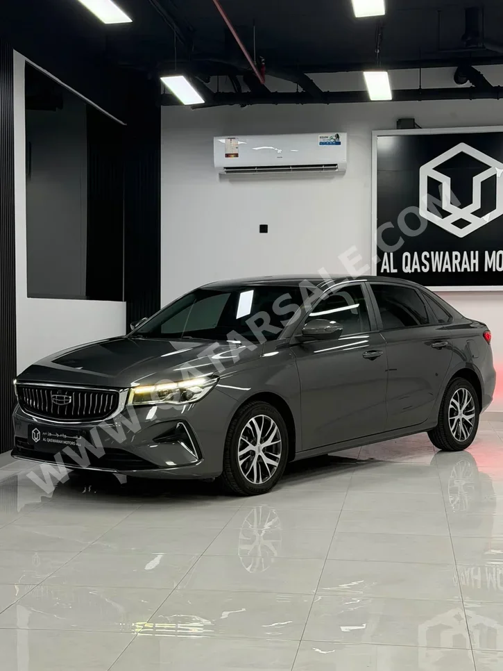 Geely Emgrand 2024 Automatic 40,000 Km 4 Cylinder Front Wheel Drive (FWD) Sedan Gray With Warranty