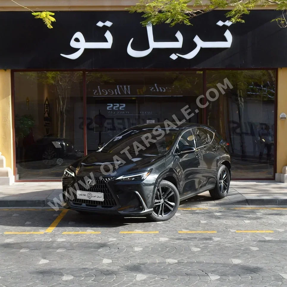 لكزس  ان اكس  350  2024  اوتوماتيك  25,762 كم  4 سلندر  دفع رباعي  اس يو في  أسود  تحت الضمان