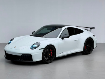 بورش 911 كاريرا جي تي اس 2026 اوتوماتيك 5,000 كم 6 سلندر دفع خلفي كوبيه \ سبورت أبيض تحت الضمان