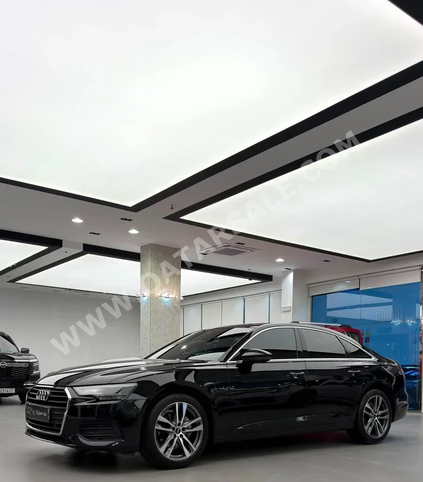 Audi A6 2021 Automatic 43,000 Km 4 Cylinder Front Wheel Drive (FWD) Sedan Black With Warranty