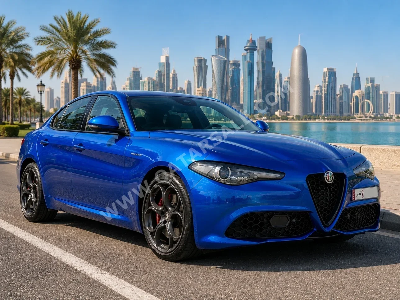 Alfa Romeo Giulia Veloce 2022 Automatic 16,000 Km 4 Cylinder Front Wheel Drive (FWD) Sedan Blue With Warranty