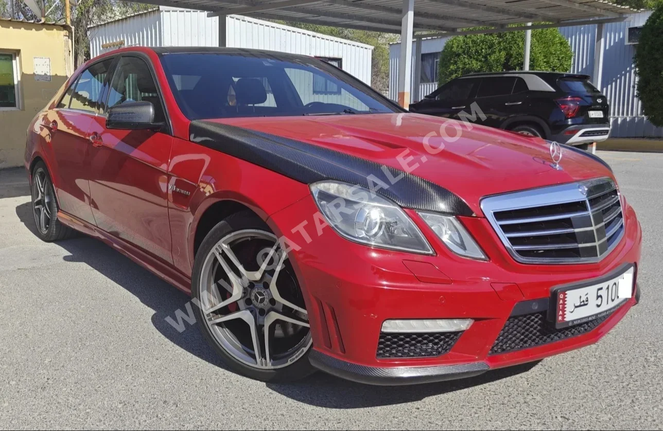 Mercedes-Benz E-Class 63 AMG 2012 Automatic 130,650 Km 8 Cylinder Rear Wheel Drive (RWD) Sedan Red
