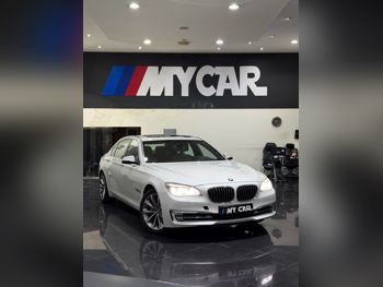 BMW  7-Series  730 Li  2015  Automatic  84,000 Km  6 Cylinder  Rear Wheel Drive (RWD)  Sedan  White