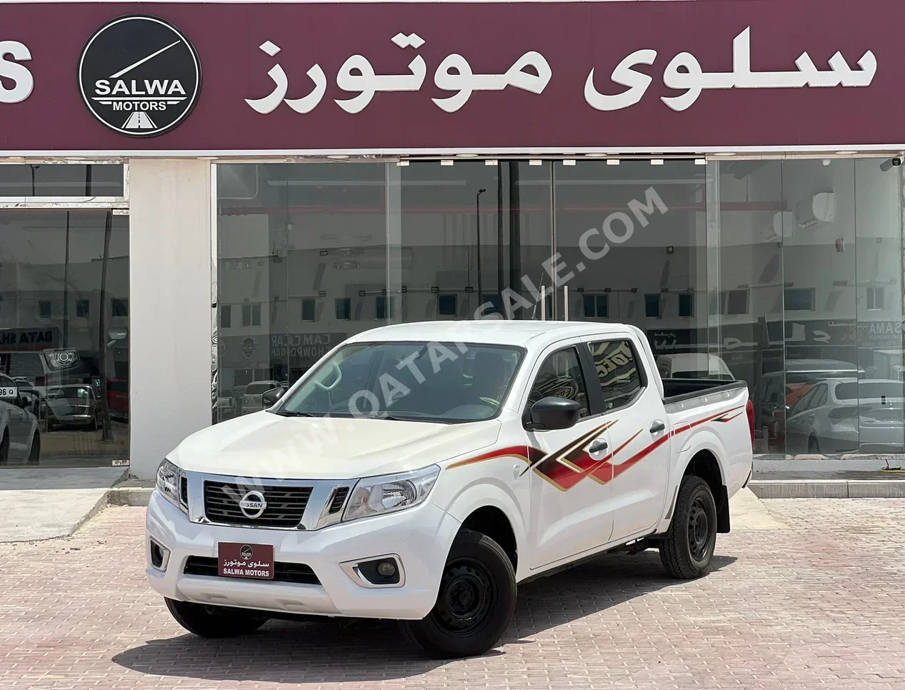 نيسان نافارا 2017 عادي 195,000 كم 4 سلندر دفع خلفي بيكب أبيض