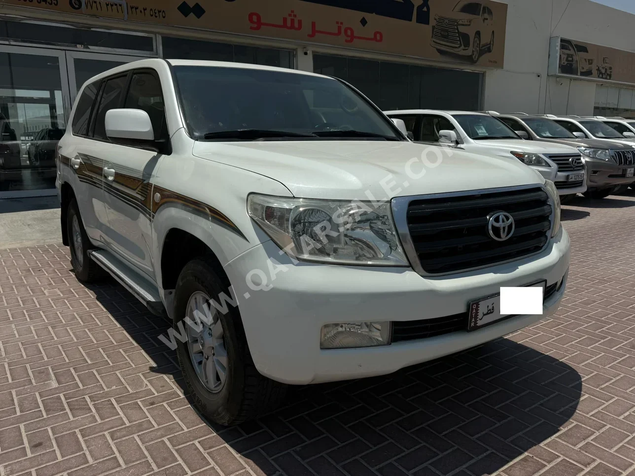 تويوتا لاند كروزر جي اكس 2008 اوتوماتيك 417,000 كم 6 سلندر دفع رباعي اس يو في أبيض