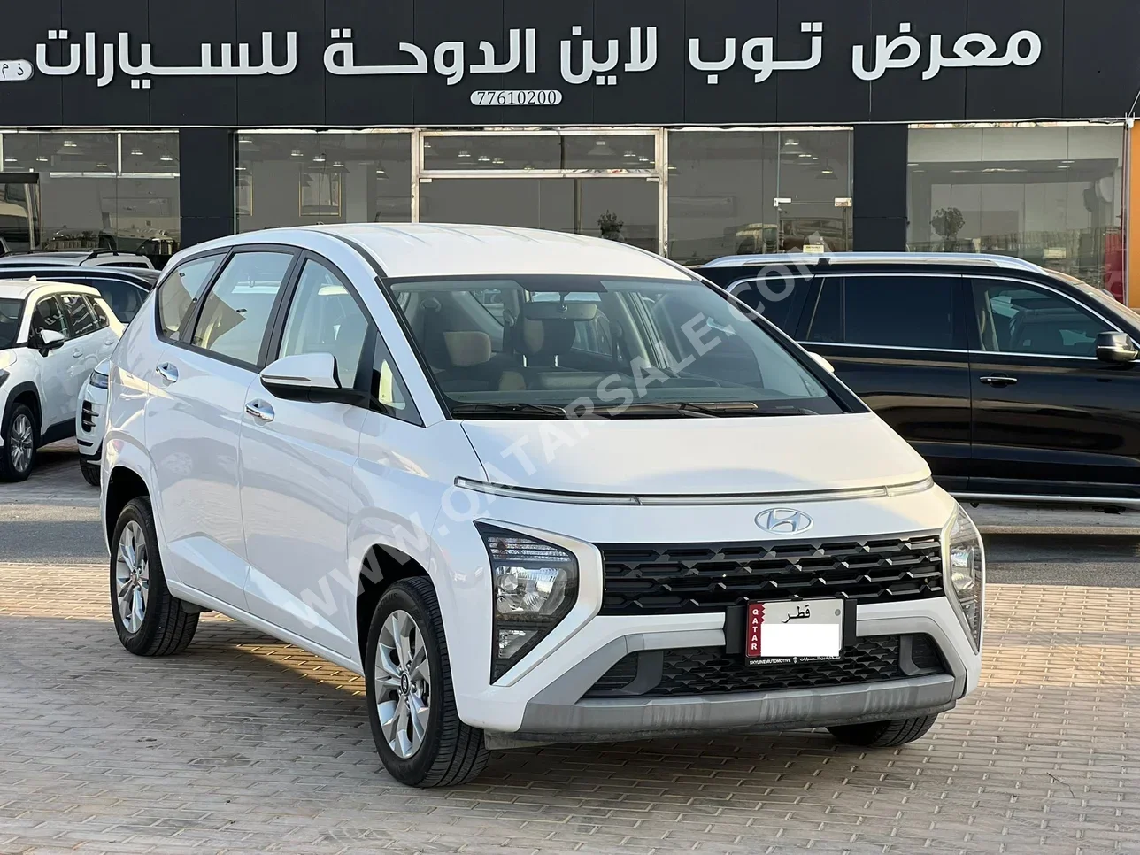هيونداي ستاريا 2024 اوتوماتيك 18,000 كم 6 سلندر سحب امامي فان \ باص أبيض تحت الضمان