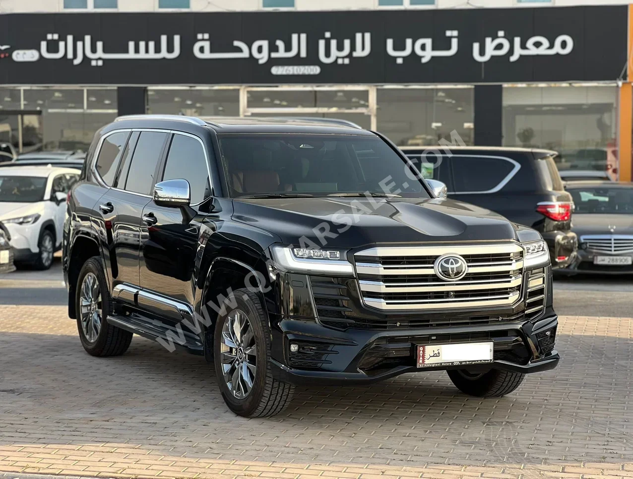 تويوتا لاند كروزر في اكس ار توين توربو 2025 اوتوماتيك 24,000 كم 6 سلندر دفع رباعي اس يو في أسود تحت الضمان