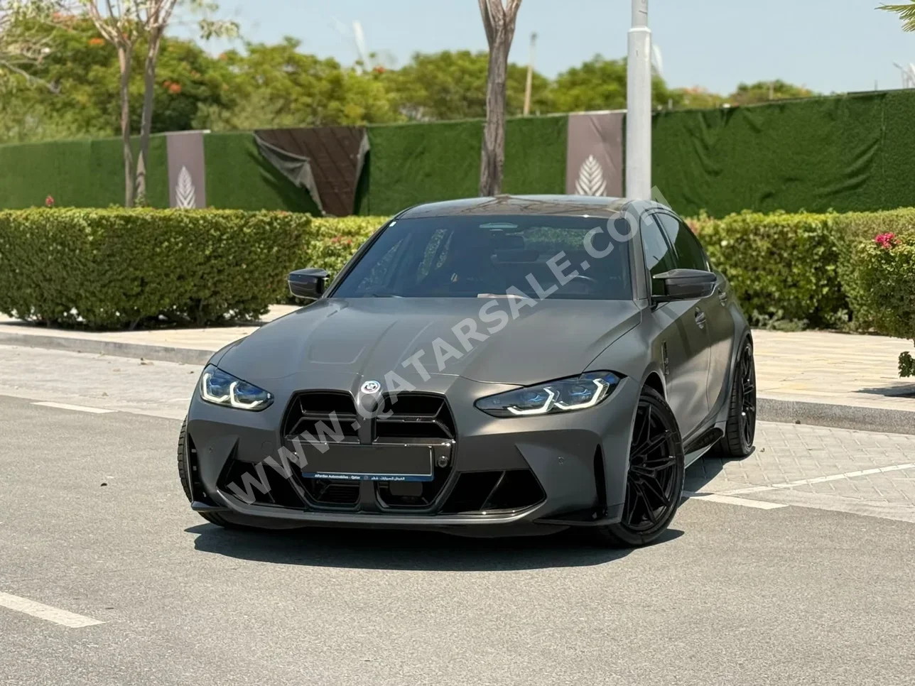 BMW M-Series 3 Competition 2022 Automatic 48,000 Km 8 Cylinder Rear Wheel Drive (RWD) Sedan Gray With Warranty
