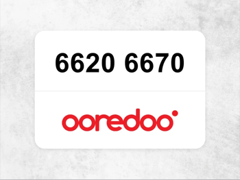 Ooredoo Mobile Phone 6620 6670