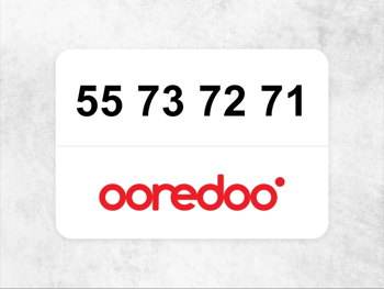 Ooredoo Mobile Phone 55 73 72 71