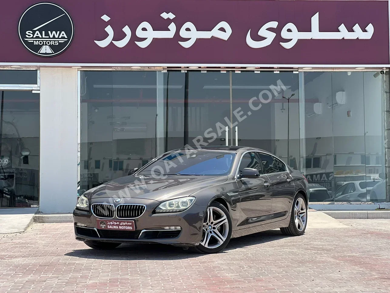 بي ام دبليو الفئة - السادسة 640i جران كوبيه 2015 اوتوماتيك 185,000 كم 6 سلندر دفع خلفي سيدان رمادي