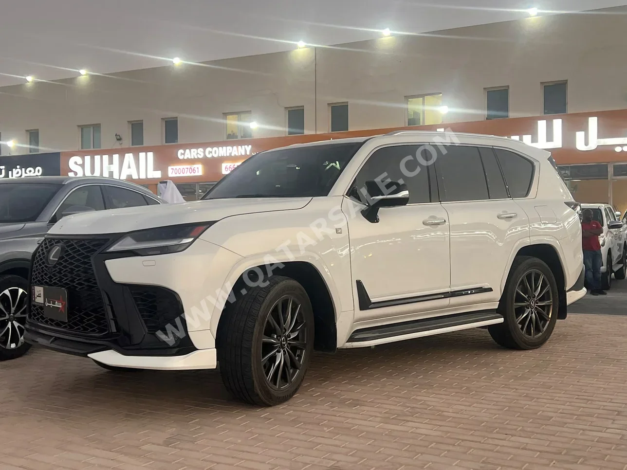 لكزس ال اكس 600 2025 اوتوماتيك 62,000 كم 6 سلندر دفع رباعي اس يو في أبيض تحت الضمان