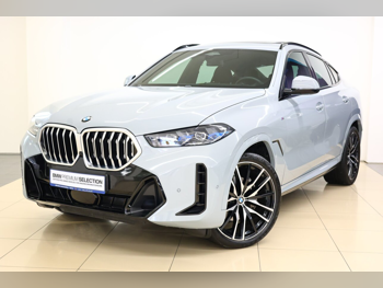 BMW  X-Series  X6 40i  2024  Automatic  34,800 Km  6 Cylinder  All Wheel Drive (AWD)  SUV  Gray  With Warranty