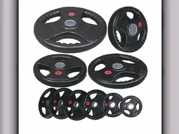 Weights - Dumbbell Plate  - Round  - Black