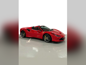 Ferrari F8 Spider 2021 Automatic 800 Km 8 Cylinder Four Wheel Drive (4WD) Coupe / Sport Red