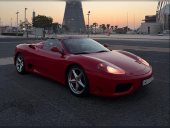 فيراري 360 سبايدر 2005 اوتوماتيك 29,000 كم 8 سلندر دفع كلي مستمر كوبيه \ سبورت أحمر